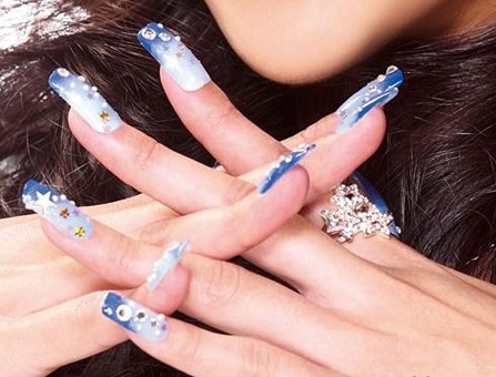 闪耀夏日时尚美甲图片 闪耀夏日时尚美甲图片
