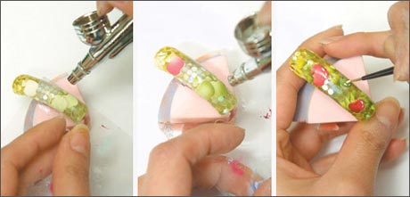 清凉夏日水果DIY美甲图片 清凉夏日水果DIY美甲图片