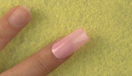 优雅粉色DIY美甲图片 优雅粉色DIY美甲图片