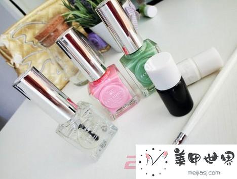蝴蝶结DIY美甲 蝴蝶结DIY美甲
